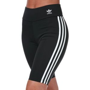 Women's adidas Originals Biker Shorts in Black-White