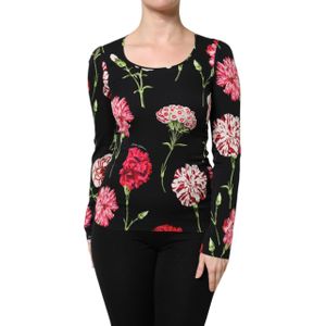 Dolce & Gabbana, Dames, Tops, Veelkleurig, Maat: 3XS Zijde,