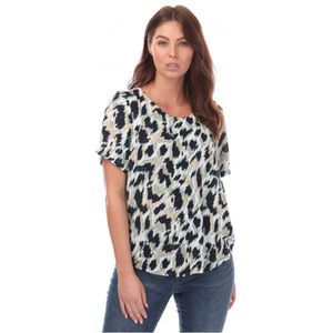 Vero Moda Menny top met korte mouwen voor dames, meerkleurig