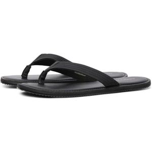 Jack & Jones - Washton - Leren Teenslippers - Antraciet