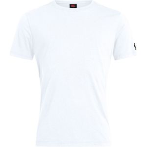 Canterbury Unisex Volwassenen Club Effen T-shirt (Wit)
