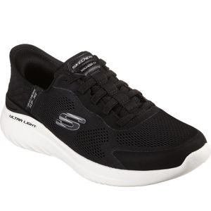 Skechers Bounder 2.0 Emerged Textiel Heren Zwart/Wit Trainers