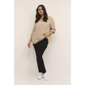 Blouse met lange mouwen Regular fit Nomad / Black Dot beige
