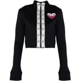 Blouse - Blauw - Katoen - Moderne Snit met Ritssluiting