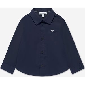 Emporio Armani Baby Jongens Lange Mouw Logo Shirt
