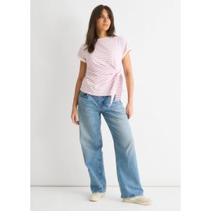 Lila gestreepte top
