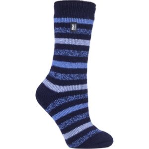 Heat Holders - Dames 2.3 tog thermo wintersokken - Rosebud -marine