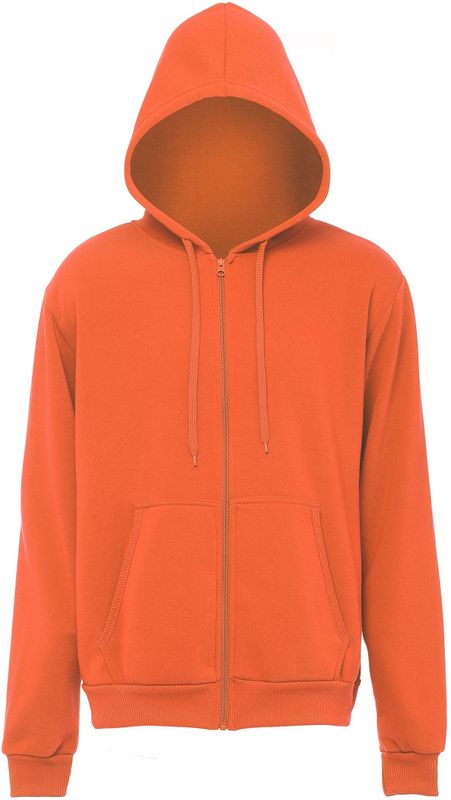 Mo - Jas met Capuchon - Oranje - Sweatvest