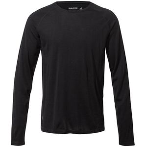 Craghoppers Heren Crew Hals Baselayer II Top met Lange Mouwen (Zwart)