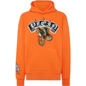 Sweatshirt Met Capuchon Gothic Plein