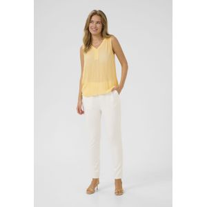 Top Regular fit Straw yellow