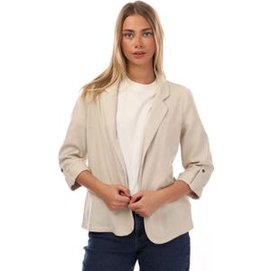 Vero Moda Dames/Dames Jesmilo Linnen Blend Los Blazer (Natuurlijk)