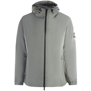 Lyle & Scott Lightweight Reflective Grey Hooded Jacket - Maat L