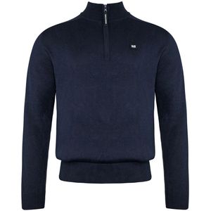Weekend Offender - KWAW2012 - Trui - Navy - Lange Mouw - Zip Neck