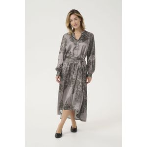 Jurk - Falcon-Big - Multicolour - Regular Fit - Midi Lengte - Lange Mouwen