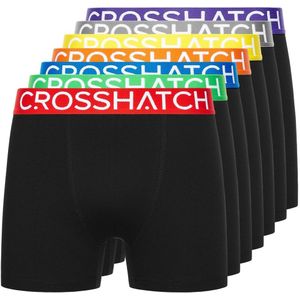 Crosshatch Heren Septet Boxershorts (Set van 7) (Veelkleurig)