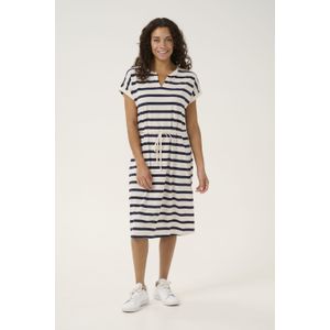 Jurk Regular fit Blue melange stripe blue