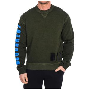 Heren sweatshirt met lange mouwen en ronde hals S74GU0296-S25030