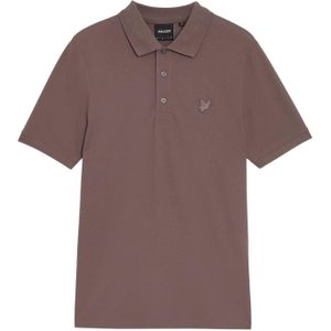 Lyle & Scott Heren Superfijn Poloshirt (Paars)