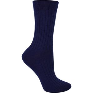 Steven - Dames 1 Paar Originele Merino Wollen Sokken - Outdoor Boot Sokken - Marineblauw