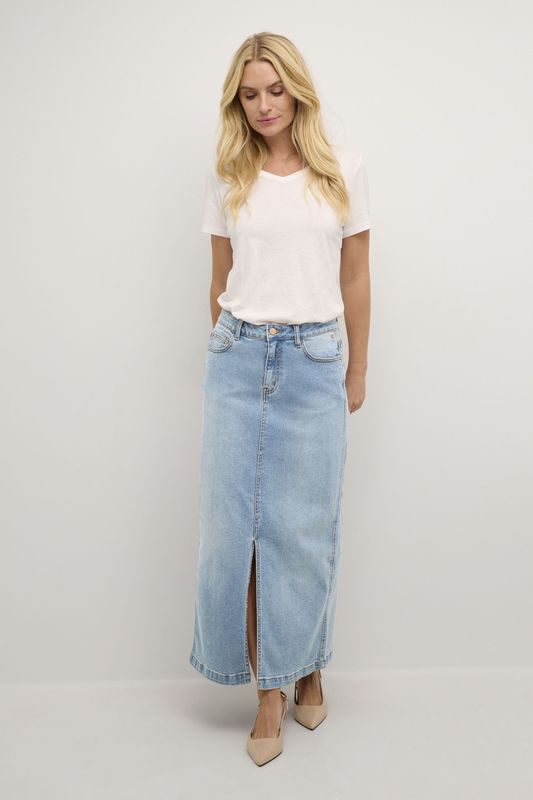 Cream - Beaverly - Denim Rok - Lichtblauw