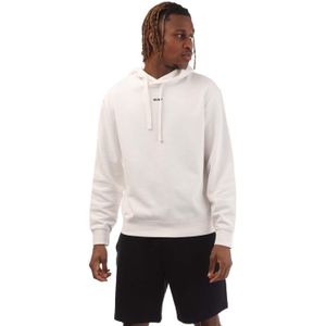 Hugo Heren Dapo Logo Hoodie (Wit)