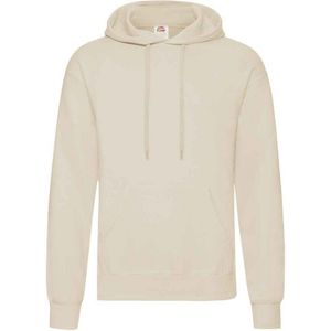 Fruit of the Loom Volwassenen Unisex klassiek sweatshirt met capuchon (Natuurlijk)