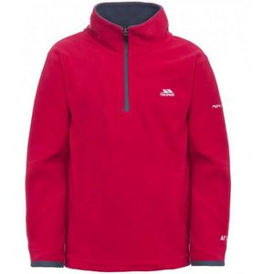 Trespass - Jongens Etto Half Zip Fleece Sweater (Rood) - Maat 3-4J / 98-104cm