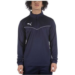 Puma Teamrise Sweatshirt 1/4 Rits Blauw