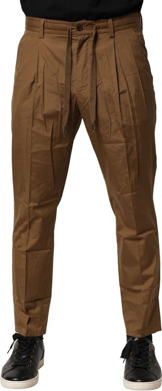 Ontspannen Pasvorm Casual Katoenen Broek