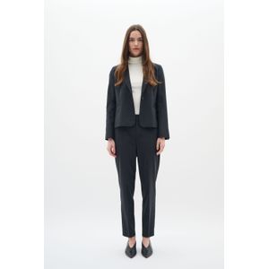 Casual broek Regular fit Dark Grey Melange