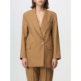 Dubbelgeknoopte Blazer met Gepunktte Kraag