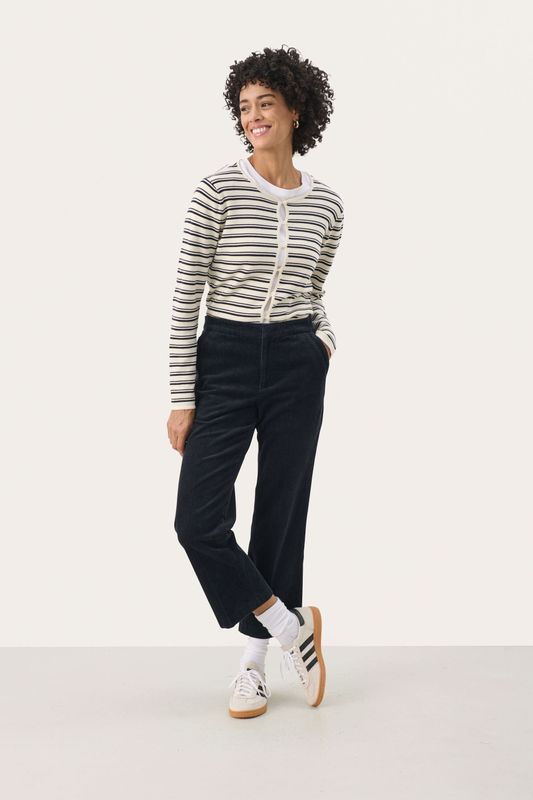 Casual Broek - Dark Navy Blue - Classic Fit - Harembroeken