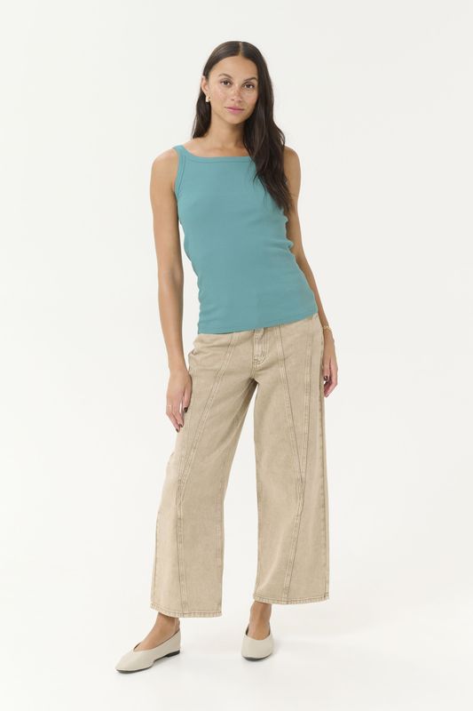 KAFFE - Carna - Dameshemdje - Wit