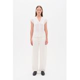 InWear - Farida - Blouseshirt - Wit - Normale Pasvorm - Kwartmouw