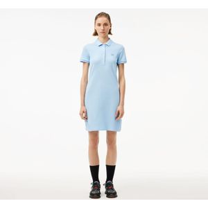 Lacoste - Slim Fit Stretch Mini Piqué Polo Dress - Lichtblauw - Jurken