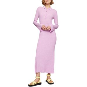 Boss Dames/Dames Floriene Gebreide Jurk (Lila)