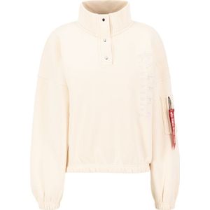 ALPHA INDUSTRIES - HC OS Sweater - Oversized - Logo-Print - Dames