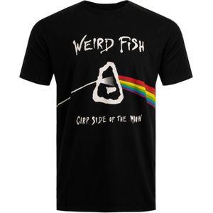 Weird Fish Heren Carp Side Of The Moon Pink Floyd T-Shirt (Zwart)