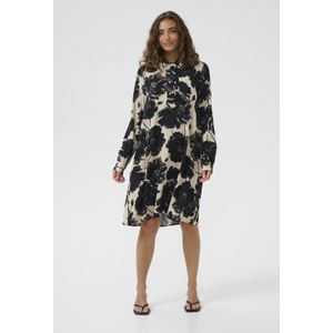 Jurk CUrachel Jurk Relaxed fit black offwhite