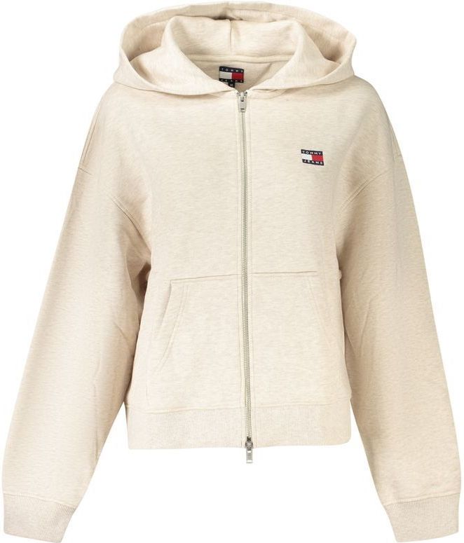 Tommy Hilfiger, Dames, Sweatshirts & Hoodies, Beige, Maat: S Katoen,