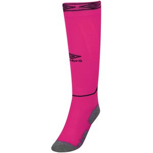 Umbro Diamanten voetbalsokken voor kinderen (Bietenpaars/zwart)