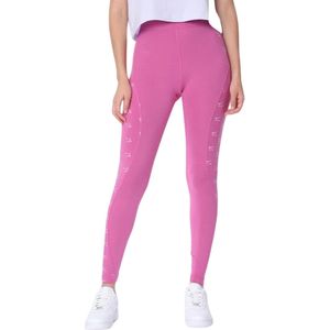 Nike - Activewear - Effen Paarse Legging - Strakke Pasvorm - Hoge Opkomst