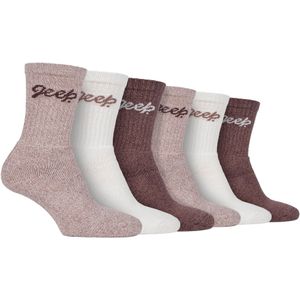 Dames 6-pack wandelsokken | Katoenen sokken voor buiten