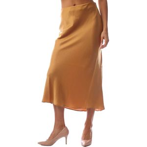Boss Dames/Dames C Visos Maxi Rok (Oranje)