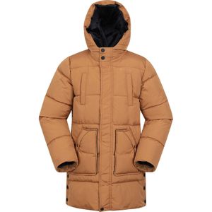Mountain Warehouse Theo Waterafstotende Lange Gewatteerde Jas voor Kinderen/Kinderen (Mosterd)