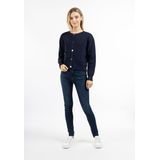 DreiMaster - Vest - Marine - Dames - Met Knopen