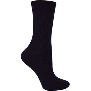 Steven - Dames 1 Paar Originele Merino Wollen Sokken - Outdoor Boot Sokken - Zwart