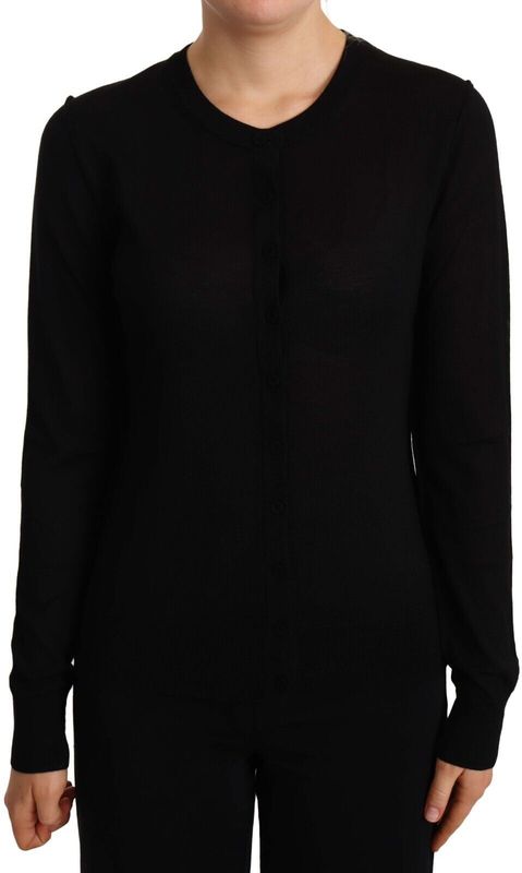 Dolce & Gabbana Vrouwen Groen Kasjmier DG Knopen Vest Sweater