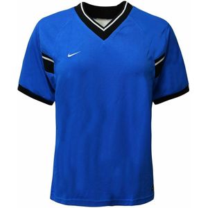 Nike - Korte Mouw V-Hals - Voetbalshirt - Blauw - Dames